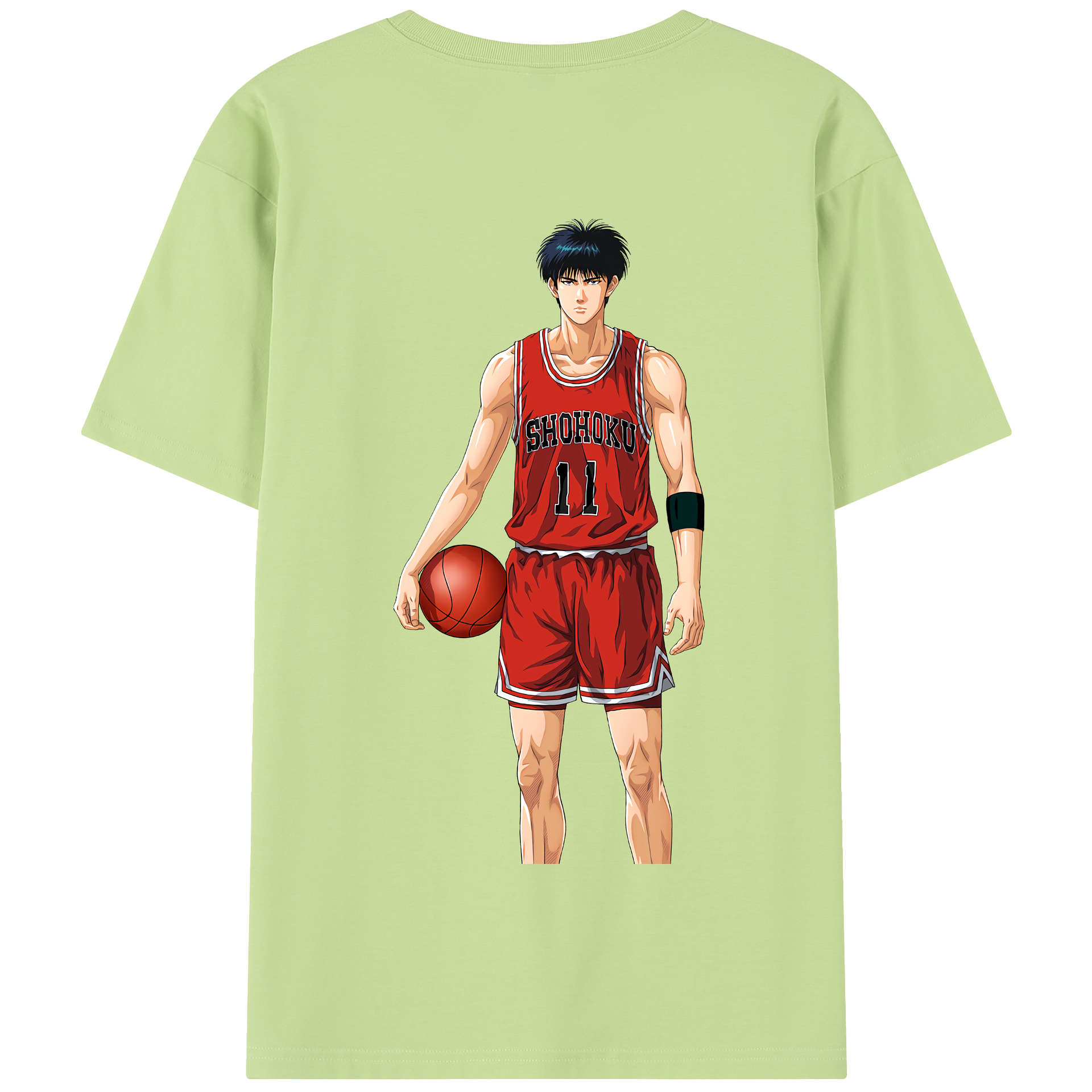 SLAM DUNK／スラムダンク 綿100％半袖Tシャツ（背面プリント）